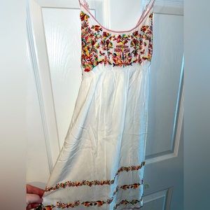 Cute Embroidered Strappy Deess